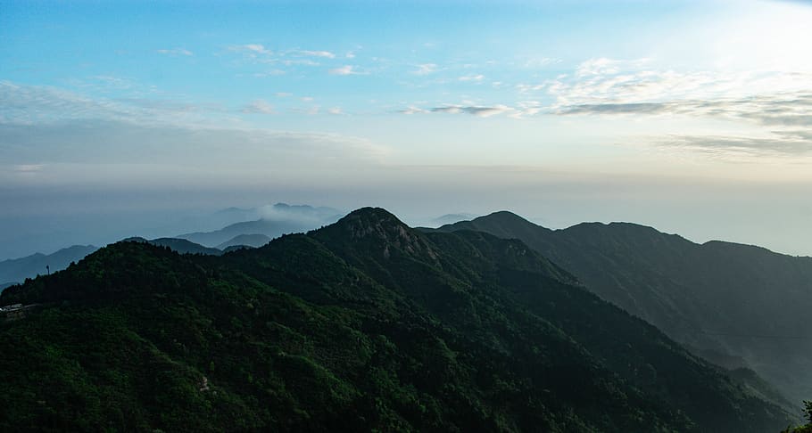 mountain, mountain range, outdoors, nature, peak, scenery, countryside HD wallpaper
