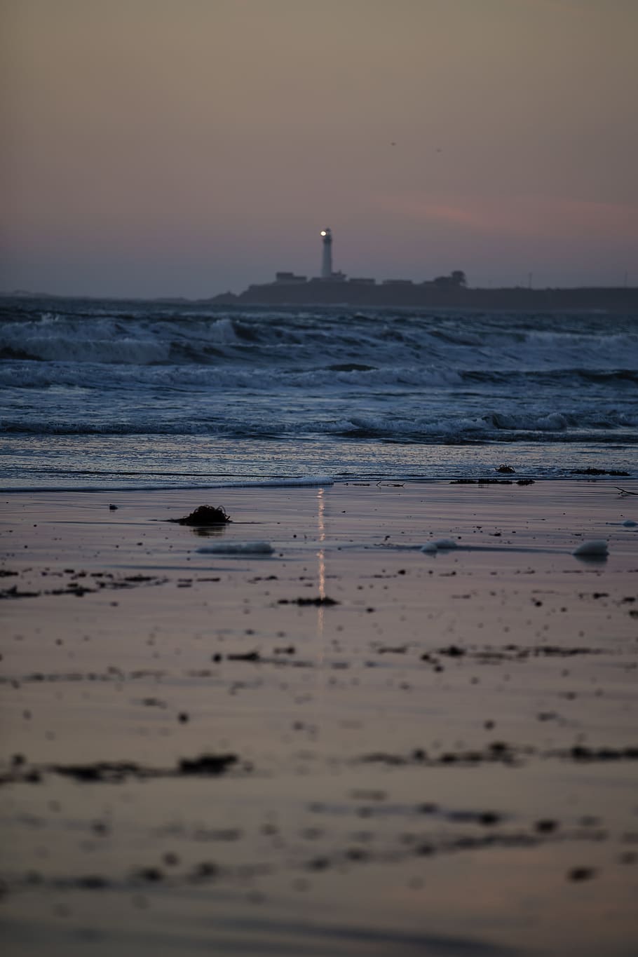 united states, pescadero, pigeon point lighthouse, dark, guide