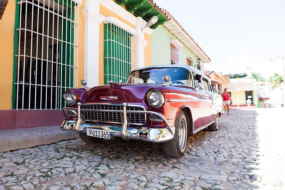 cuba, trinidad, mode of transportation, architecture, land vehicle, HD wallpaper