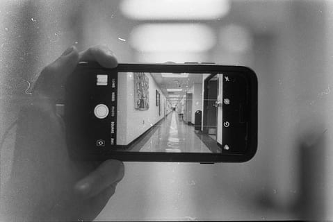 phone, electronics, cell phone, mobile phone, mirror, iphone HD wallpaper
