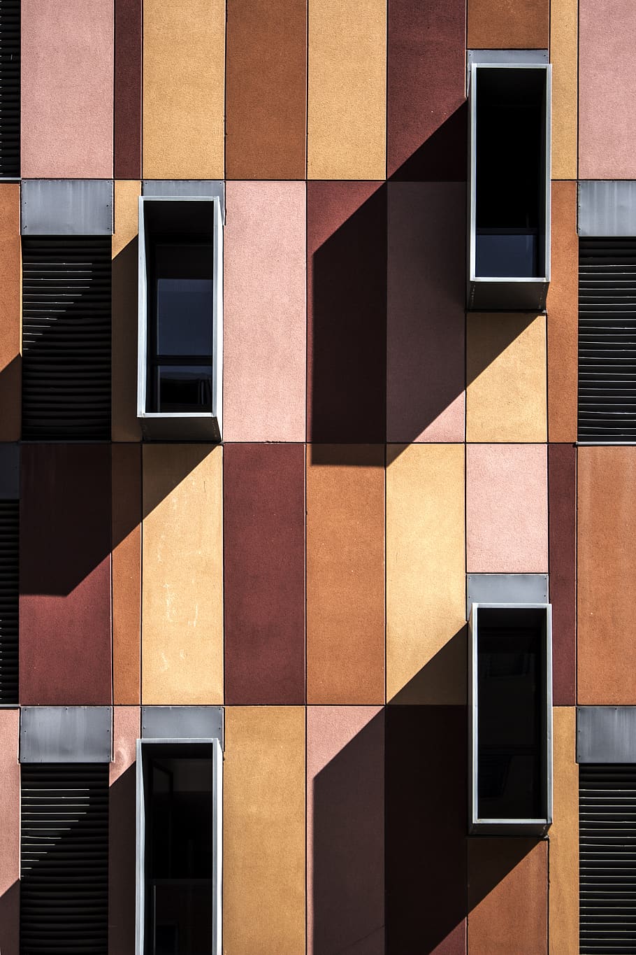 Brown Painted Wall, architectural design, architecture, building HD wallpaper
