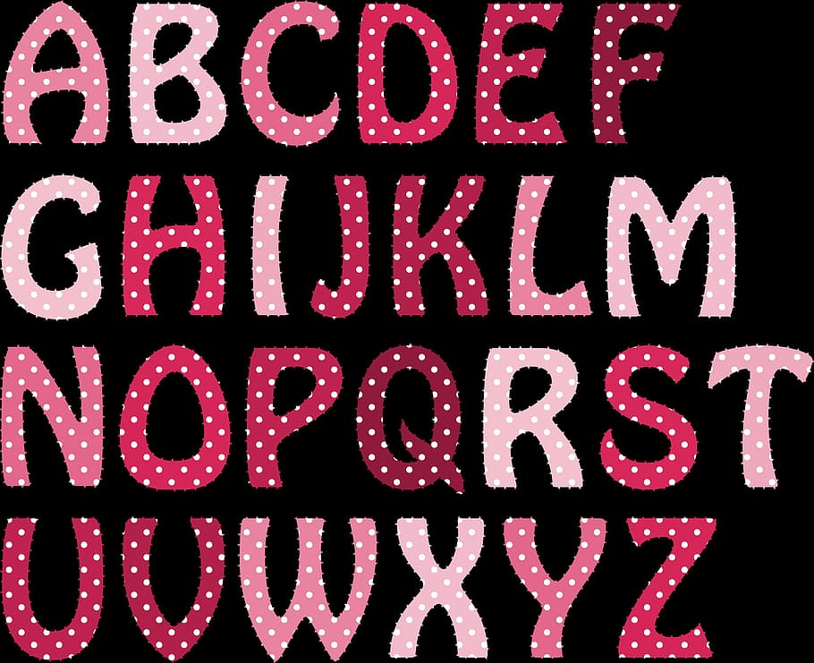 red, letters, alphabets, keys, graphics, text, no people, black background HD wallpaper