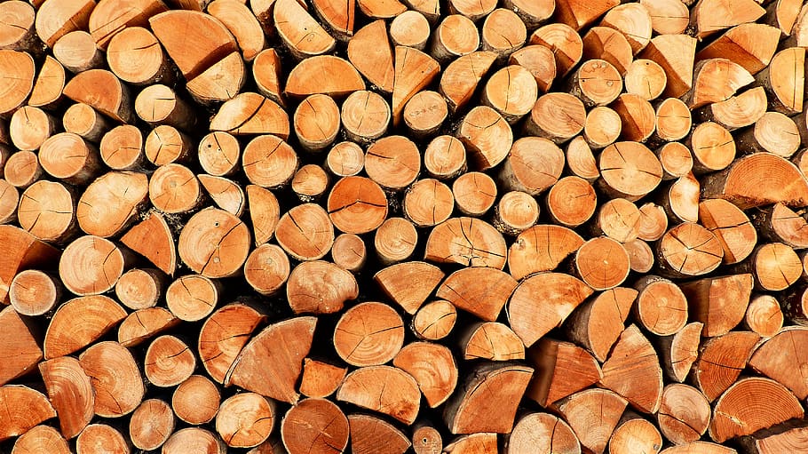 wood, heating, stack, stacked, texture, cup, storage, tree HD wallpaper