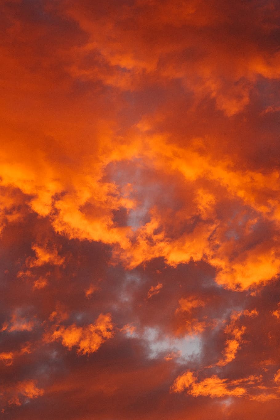 red, orange, weather, sun, clouds, sky, fire, sunset, cloud - sky HD wallpaper