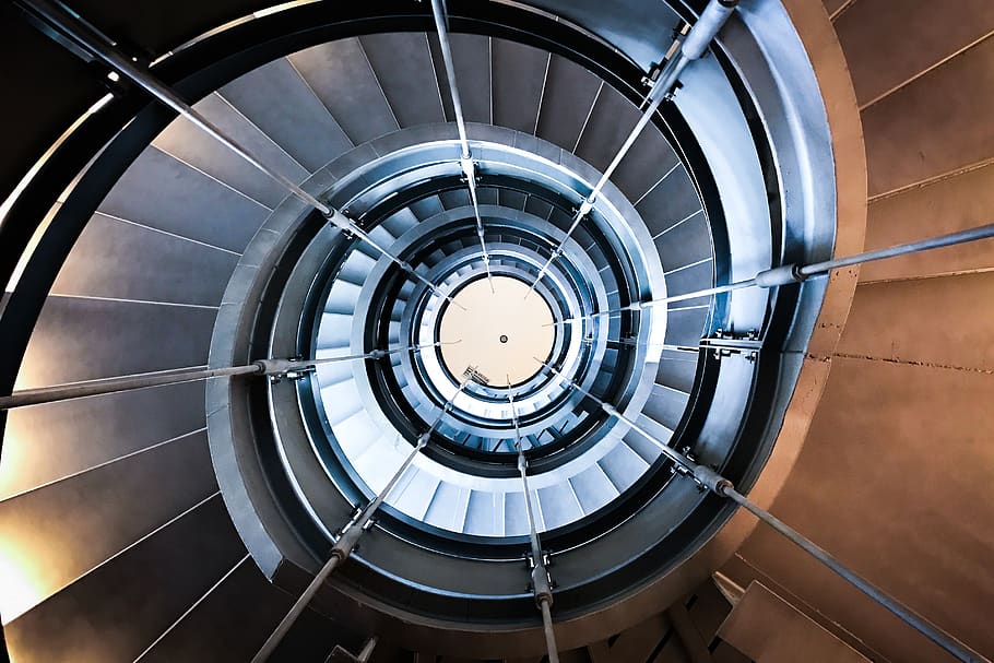 台湾, 台中, architecture, spiral, taiwan, graphical, spiral staircase HD wallpaper