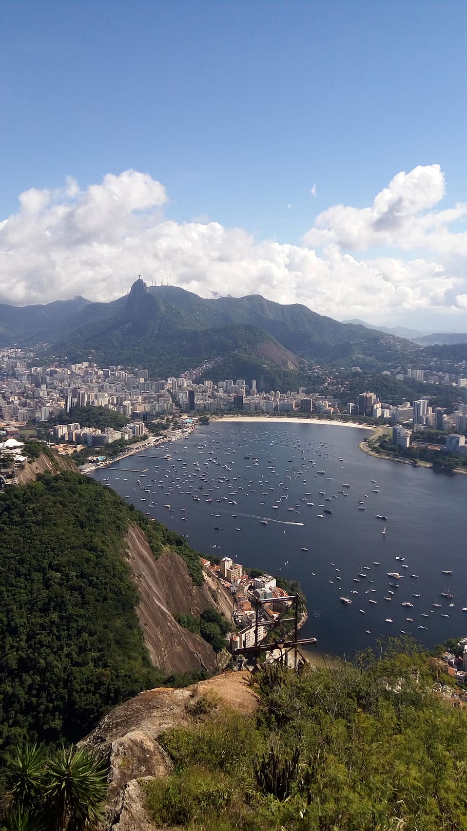 brazil, sugarloaf mountain, rio, brasil, ocean, copacabana, HD wallpaper