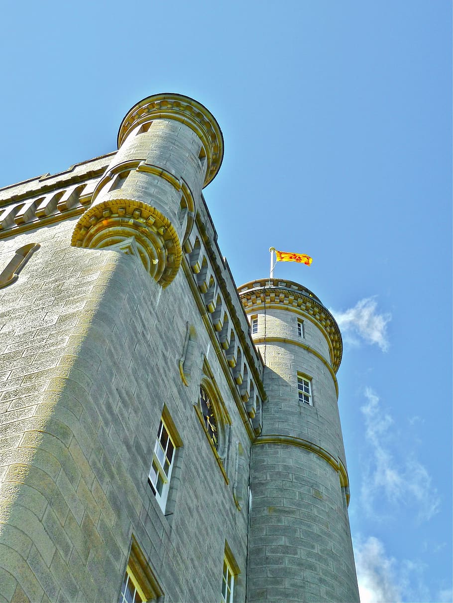 tower, fort, embattlement, medieval, castle, fortress, historic, HD wallpaper