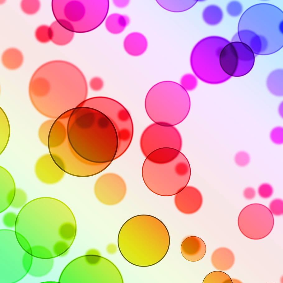 abstract, background, bright, bubbles, circle, circles, color HD wallpaper