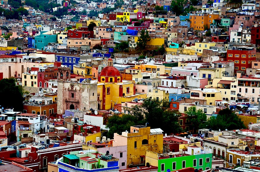 mexico, color, mexican, travel, colorful, tourism, country, HD wallpaper