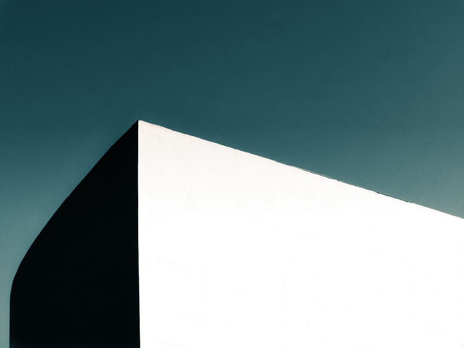 abstract, geometry, shape, bund, shanghai, color, copy space HD wallpaper