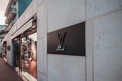 HD wallpaper: Louis Vuitton signage, architecture, building exterior, built  structure