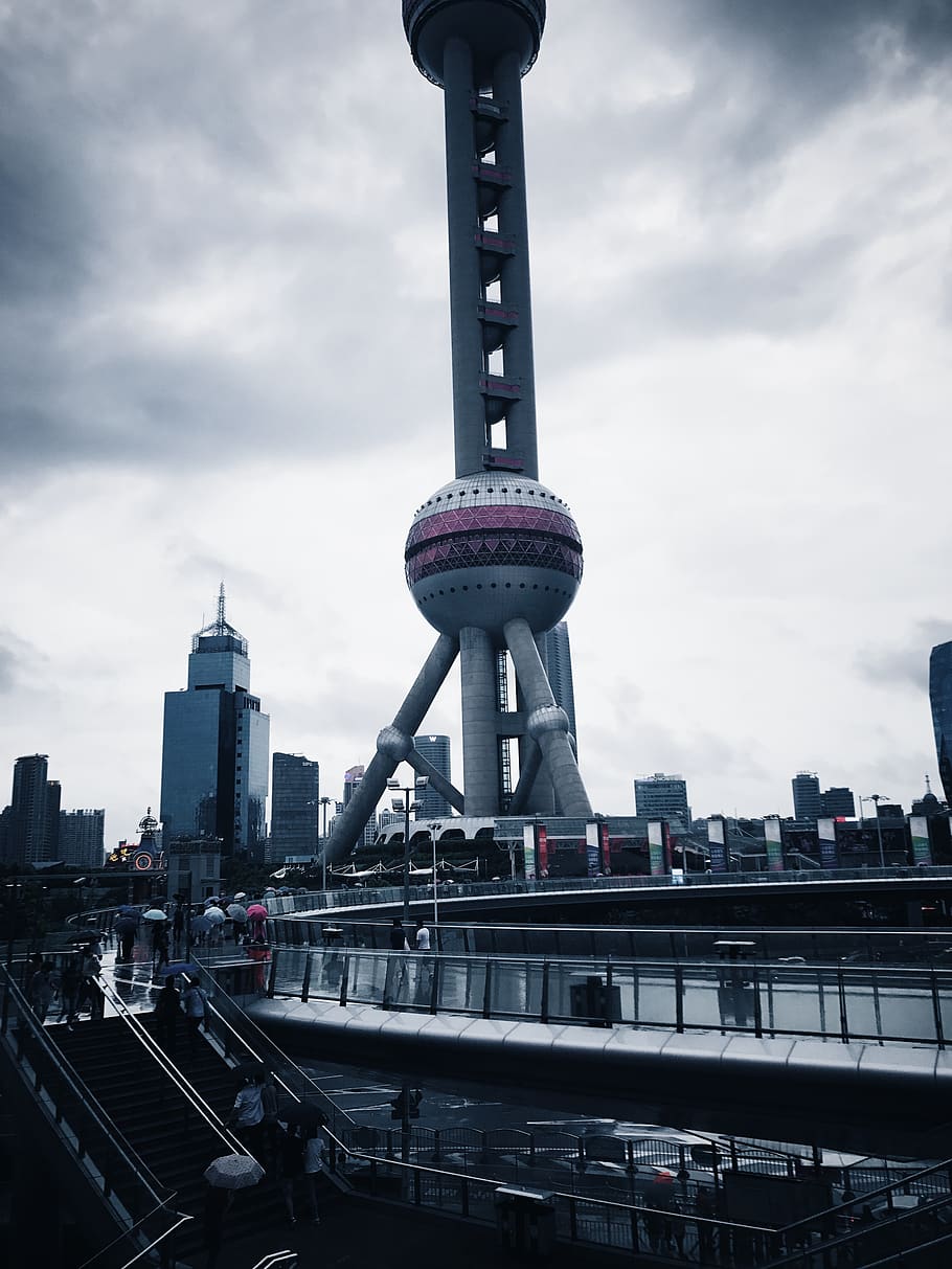 china, shanghai, lujiazui, architecture, built structure, building exterior HD wallpaper