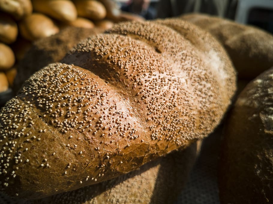 bread, flour, fresh, food, nutrition, baked, crispy, baker HD wallpaper