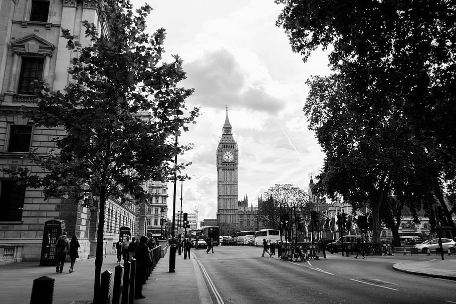city, building, architcture, engineering, road, street, people HD wallpaper