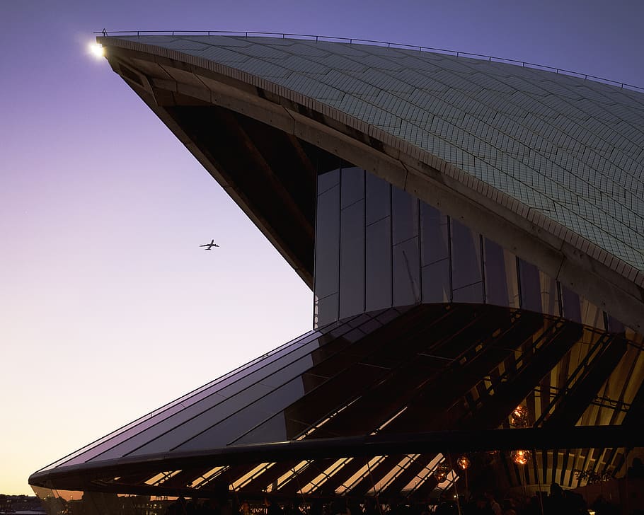 Opera House, Sydney, building, architecture, australia, sunset HD wallpaper
