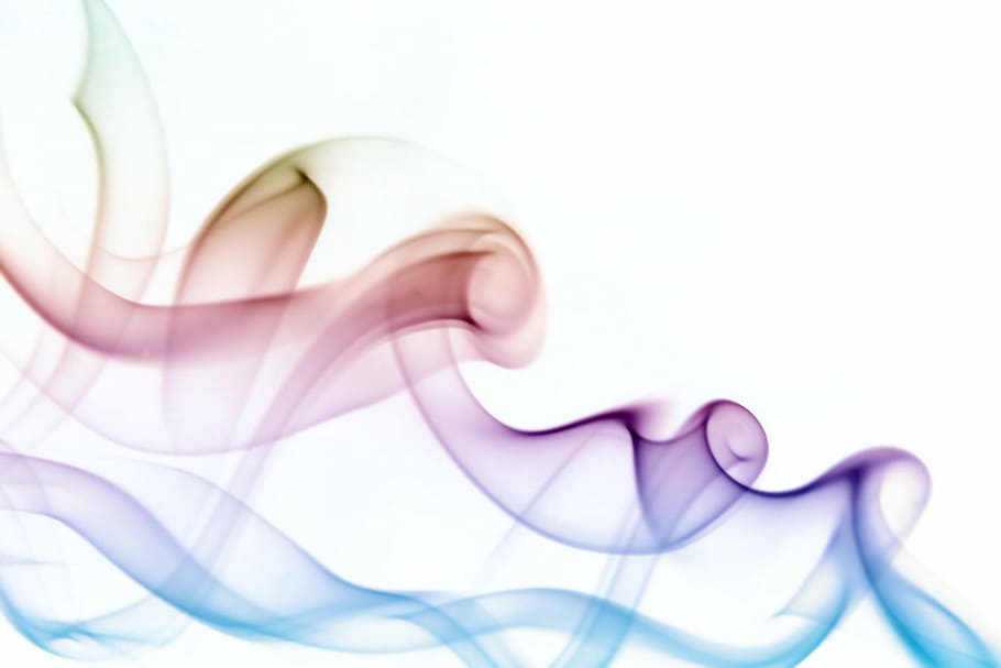 abstract, aroma, aromatherapy, background, white, smell, smoke HD wallpaper