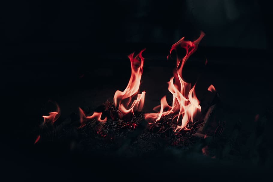 HD wallpaper: bonfire, flame, smoke, mood, dark, black, moody, heat, red,  prayers | Wallpaper Flare