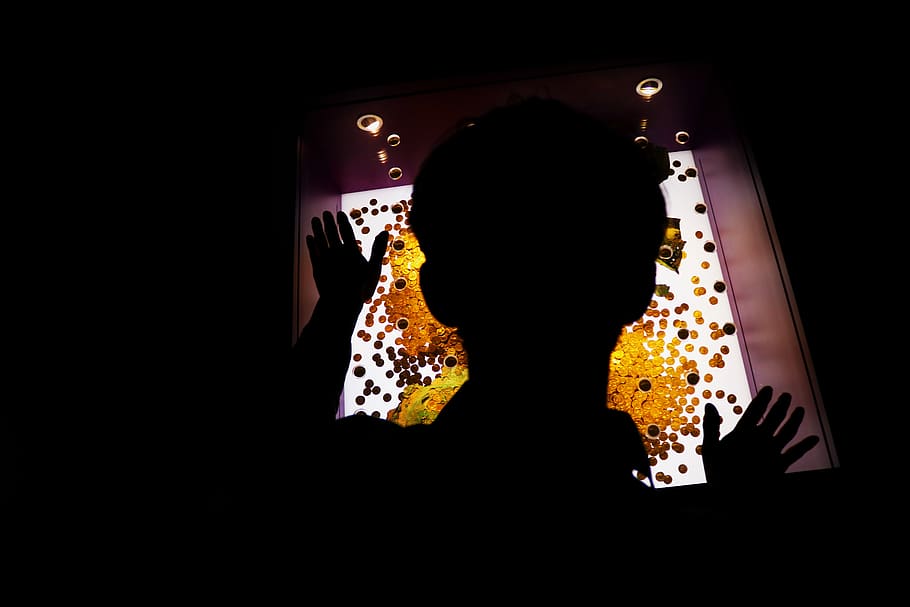 germany, trier, silhouette, indoors, illuminated, copy space HD wallpaper