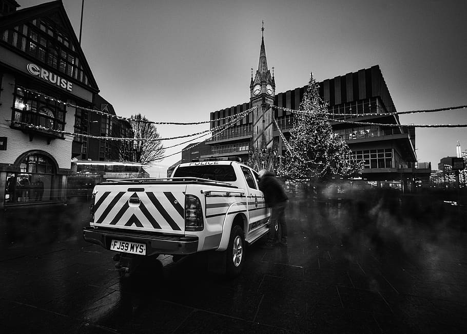 long, exposure, blurry, clock, tower, leicester, place, architecture HD wallpaper