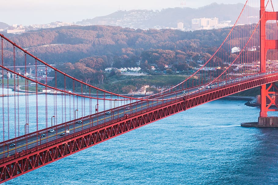 cable-stayed bridge, long bridge, architecture, built structure HD wallpaper