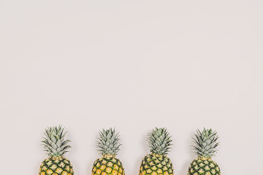 pineapple, dessert, appetizer, fruit, juice, crop, studio shot HD wallpaper