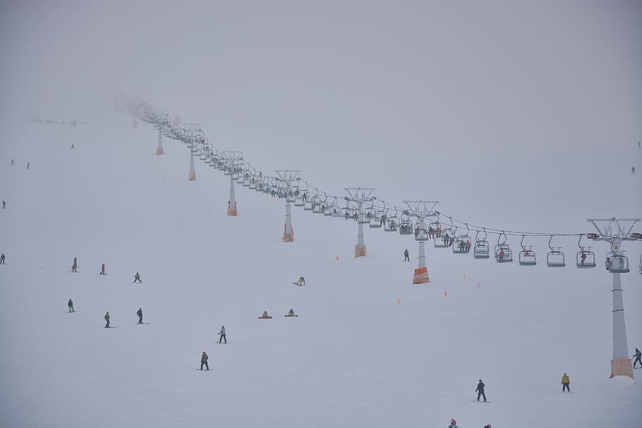 iran, tehran, tochal climbing entry, cold temperature, snow HD wallpaper