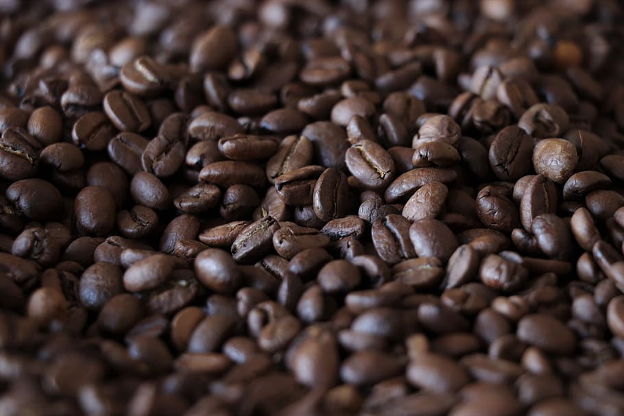 coffee, grain, caffeine, aroma, café, fried, espresso, fresh HD wallpaper