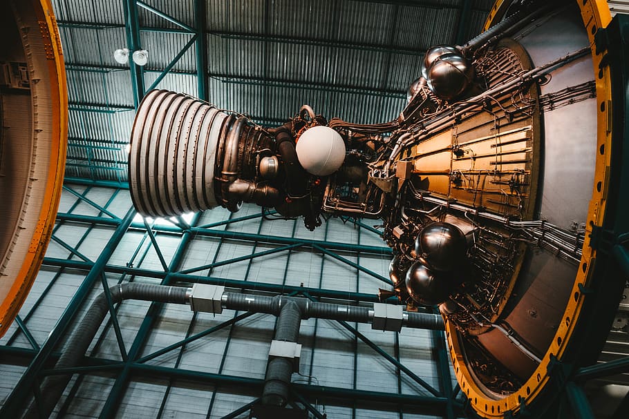 round gray and brown machine, metal, indoors, no people, architecture HD wallpaper