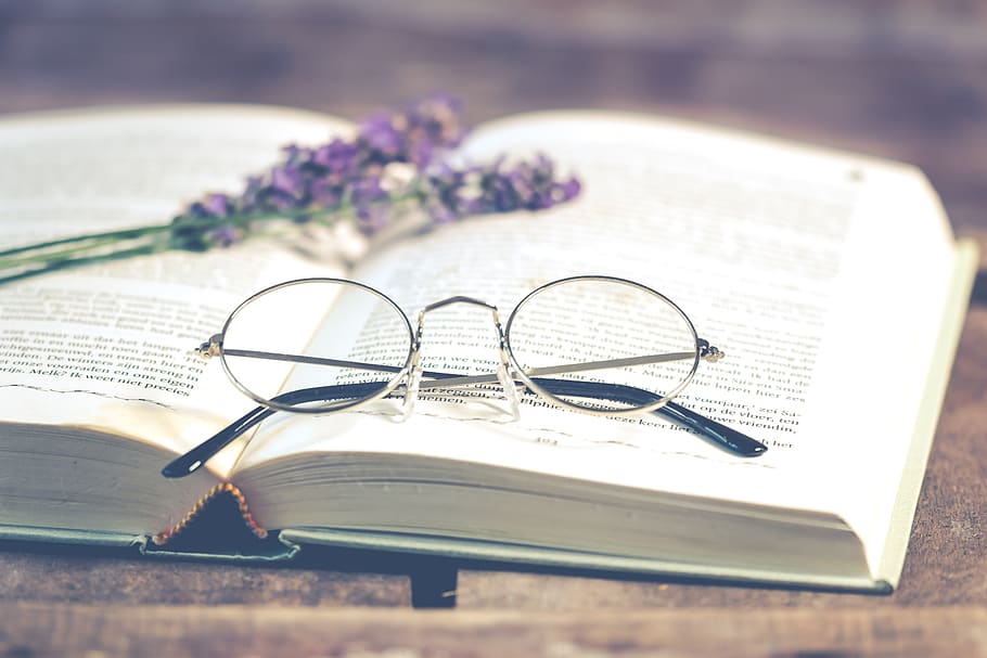 book, read, relax, books, glasses, library, book mark, reading glasses HD wallpaper