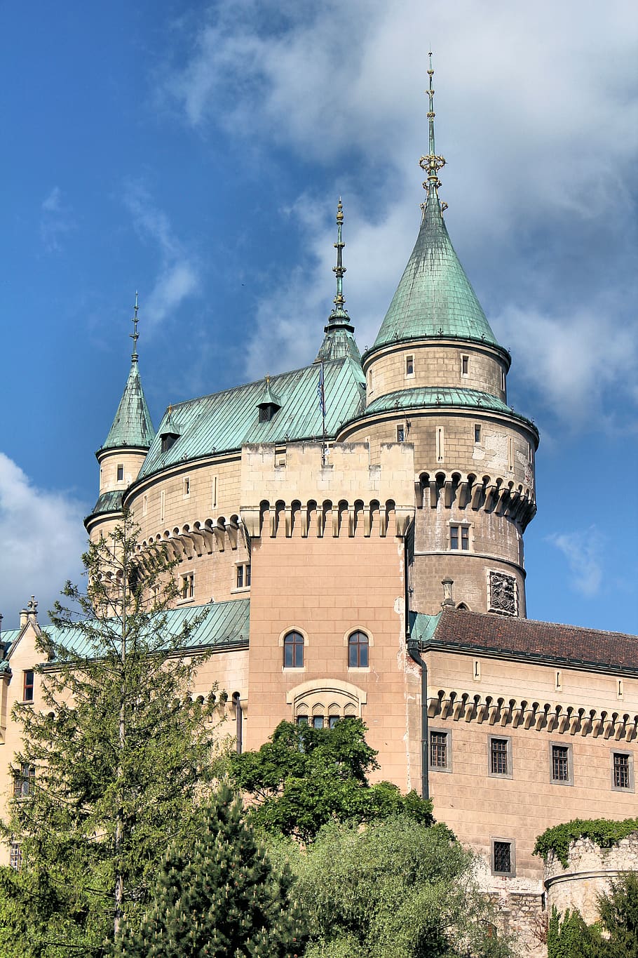 tower, castle, building, spire, architecture, steeple, dome HD wallpaper