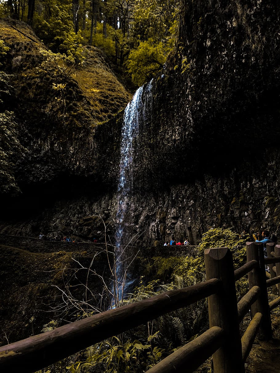 water, waterfall, motion, scenics - nature, beauty in nature HD wallpaper