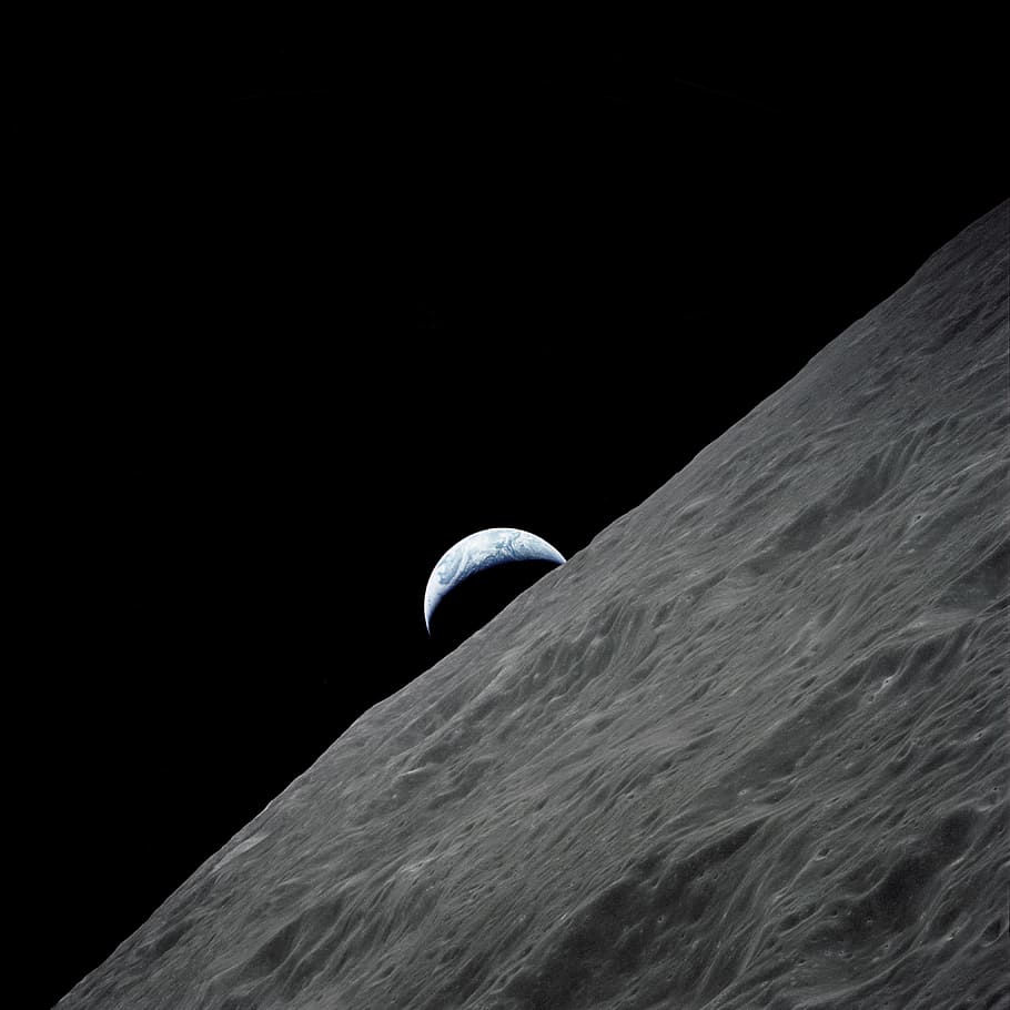 space, earth, nature, lunar, planet, life, gravity, moon, copy space HD wallpaper