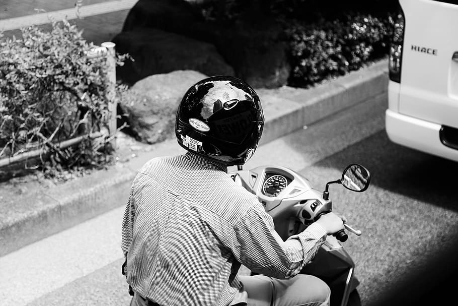 helmet, men, real people, day, boys, males, headwear, focus on foreground HD wallpaper