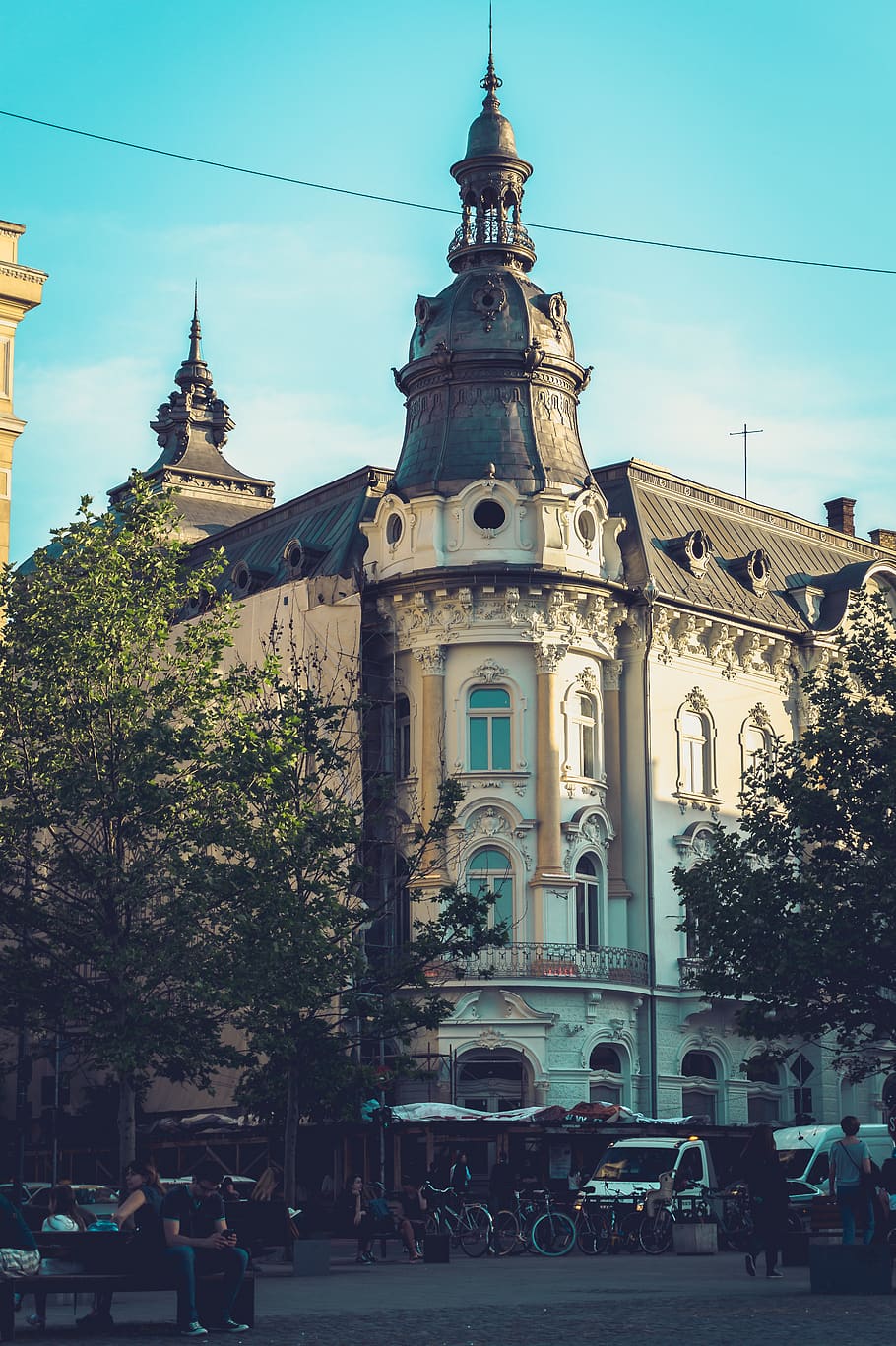 romania, cluj-napoca, building, old building, architecture, HD wallpaper