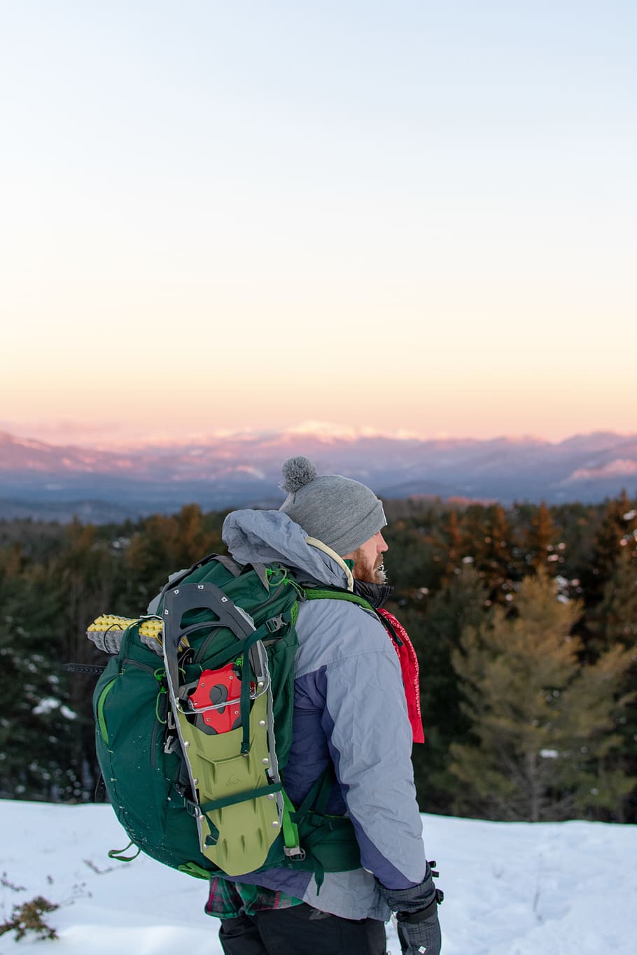 bag, backpack, clothing, apparel, person, human, hat, cap, outdoors HD wallpaper