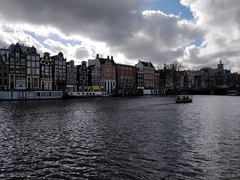 cloud - sky, building exterior, water, architecture, built structure HD wallpaper