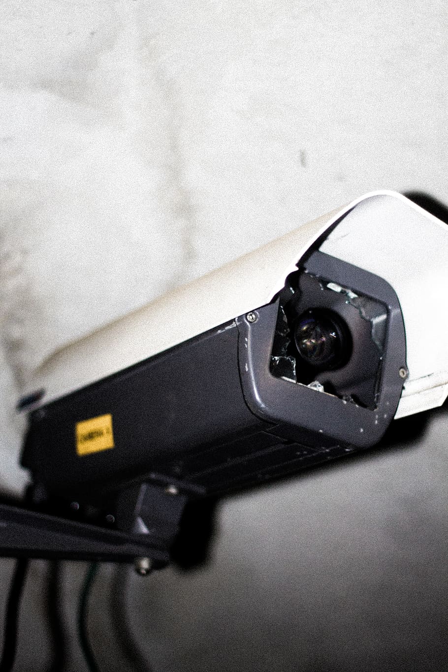 white surveillance camera, technology, close-up, indoors, black color HD wallpaper