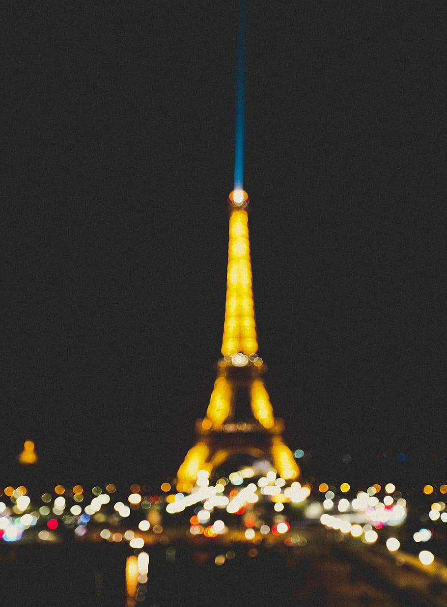 france, paris, illuminated, architecture, built structure, night HD wallpaper
