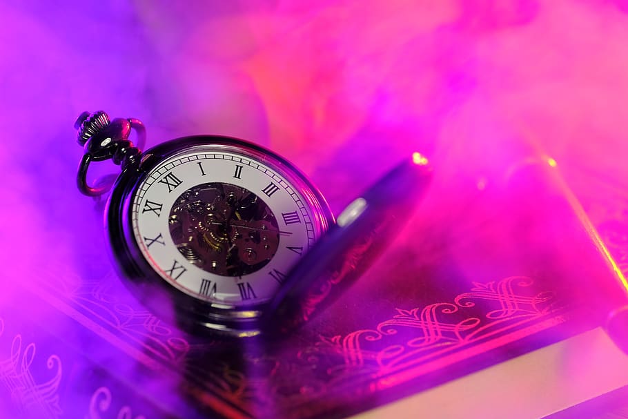 clock, pocket watch, time, time of, movement, pointer, clock face HD wallpaper