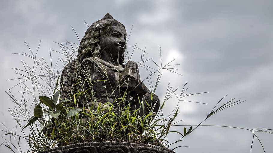 nepal, bhaktapur, bhaktapur durbar square, goddess, sky, low angle view, HD wallpaper