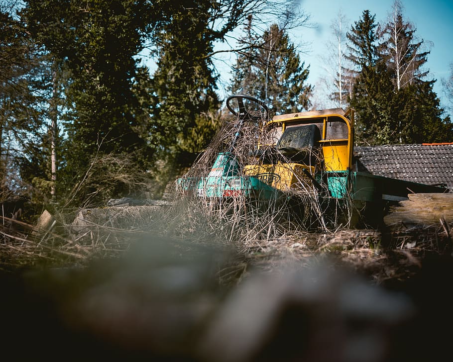 transportation, vehicle, rust, bulldozer, tractor, offroad HD wallpaper