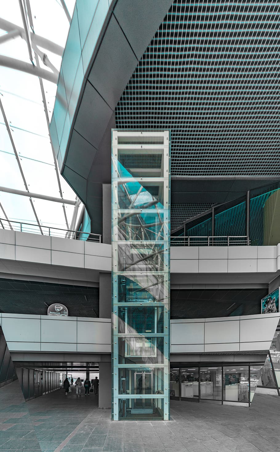 Green and White Building, architectural design, architecture HD wallpaper