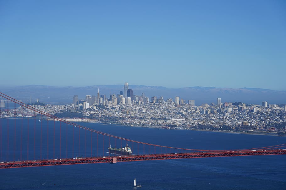 Golden Gate Bridge, USA, san francisco, city, united states, town HD wallpaper