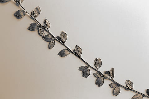 hojas, rama, grises, indoors, studio shot, white background HD wallpaper