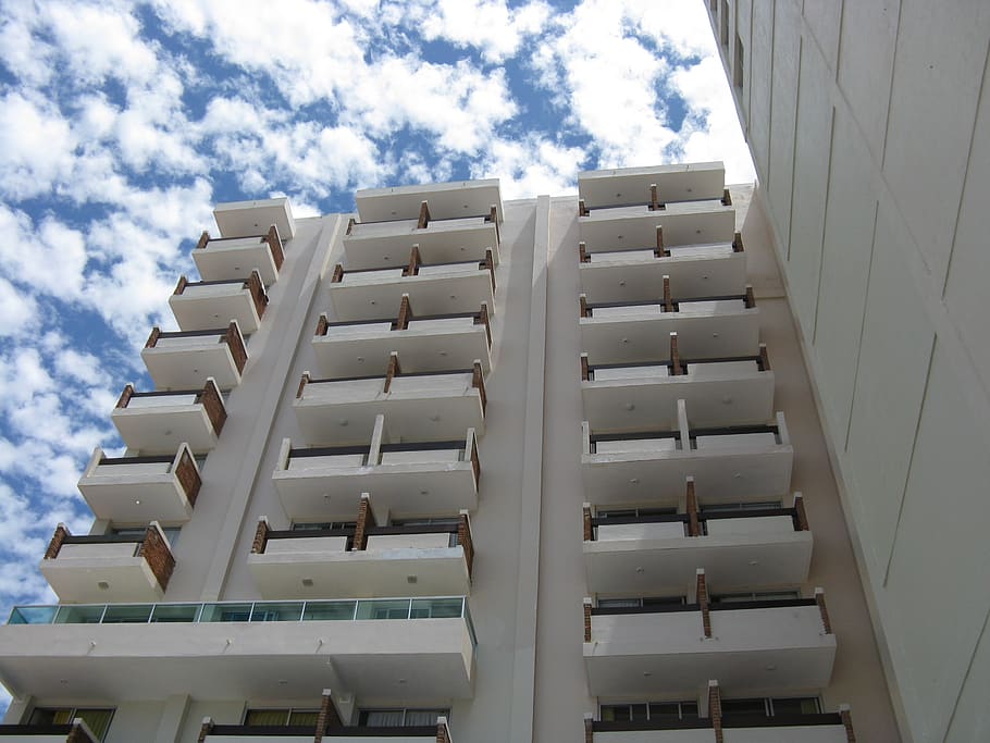 perspective, building, architecture, sky, cloud - sky, low angle view HD wallpaper