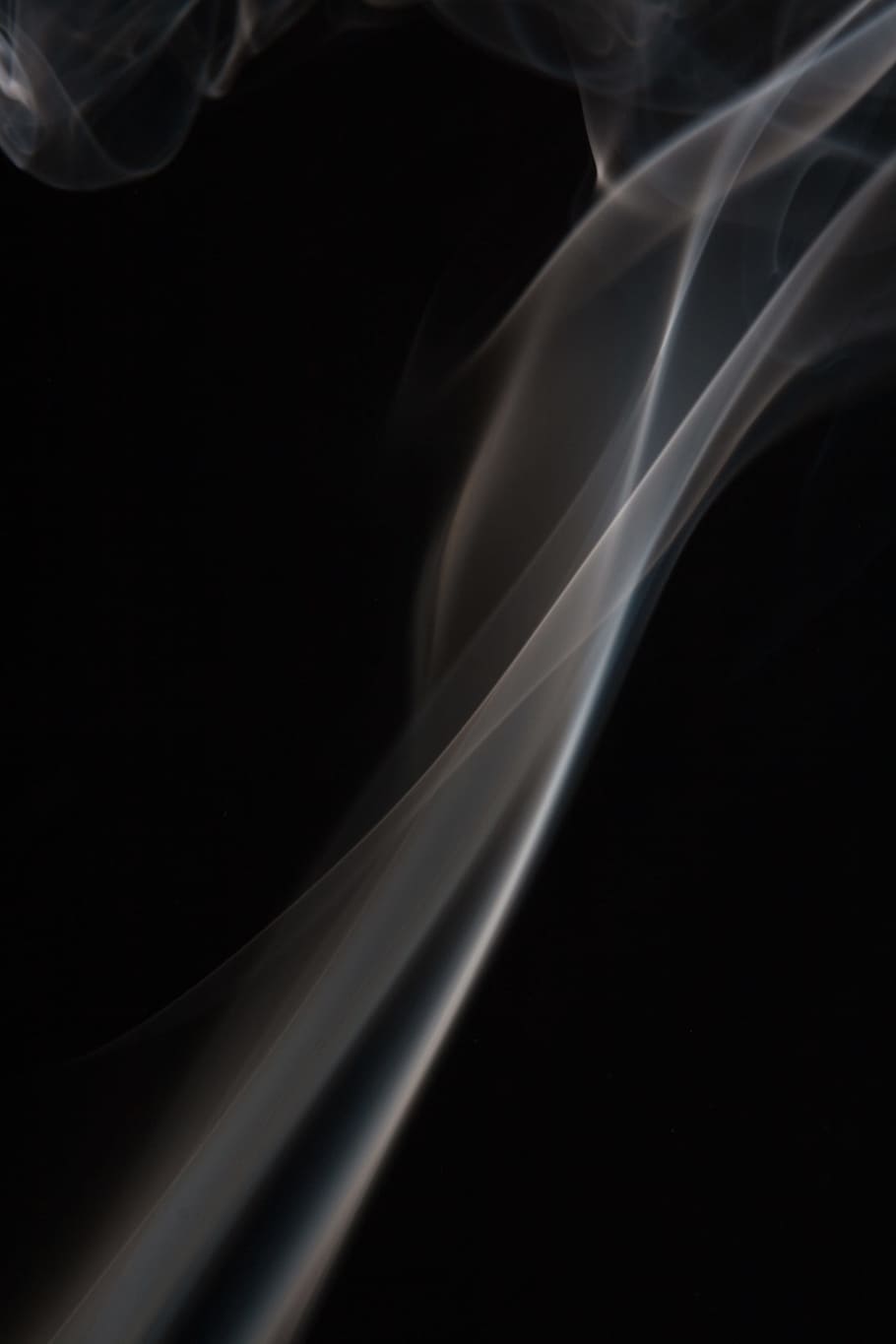 smoke, abstract, shapes, black, texture, background, fog, effect HD wallpaper