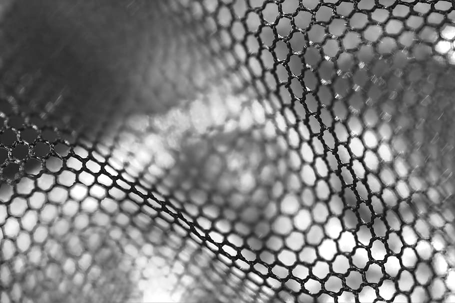 web, tulle, networked, fabric, holes, abstract, material, pattern HD wallpaper
