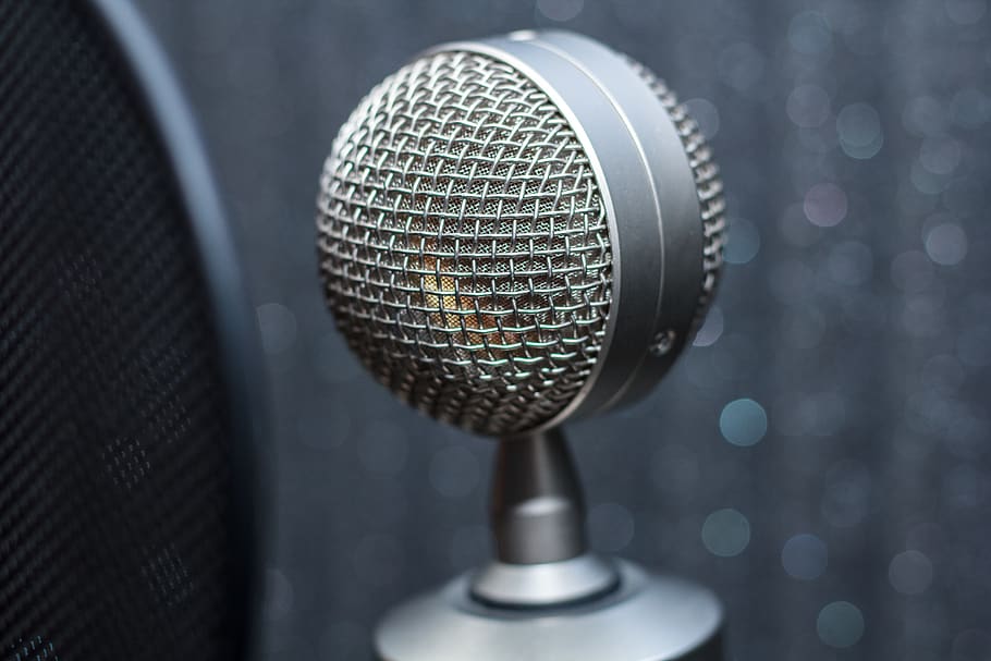 microphone, input device, arts culture and entertainment, music HD wallpaper