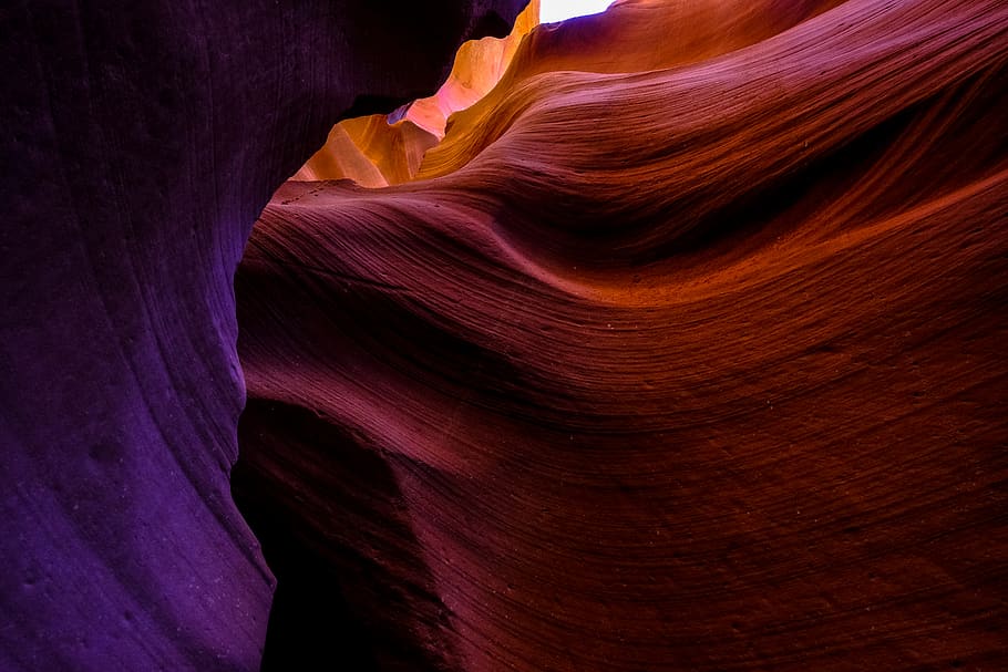 inside cave view, rock - object, rock formation, geology, solid HD wallpaper