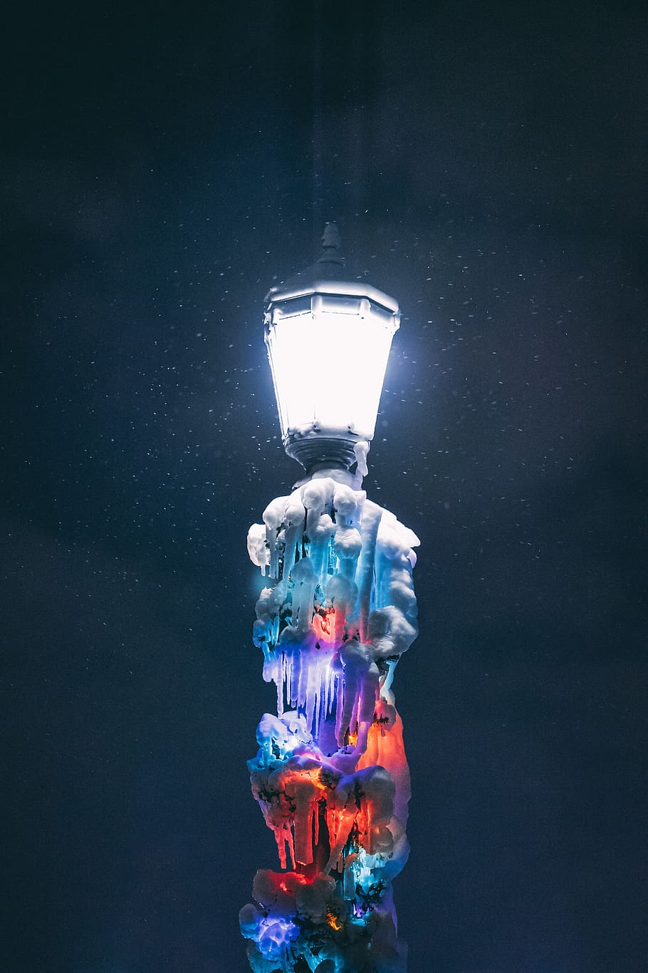 niagara falls, canada, snow, winter, christmas, beautiful, colourful HD wallpaper